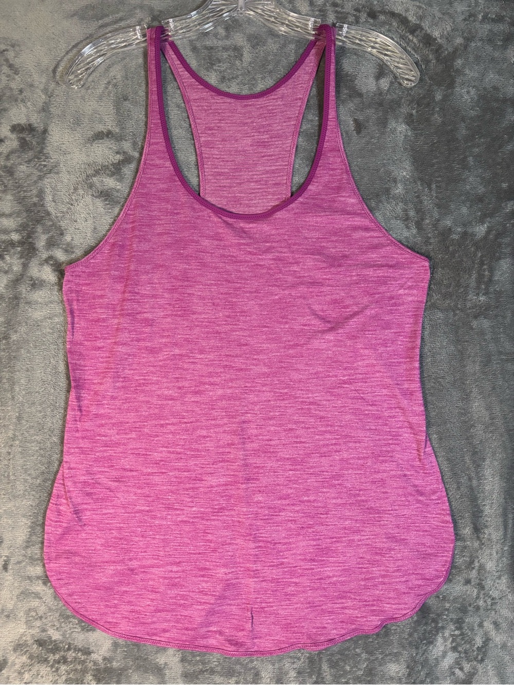 Lululemon Magenta Heathered Burnout Racer Back Tank Top‎